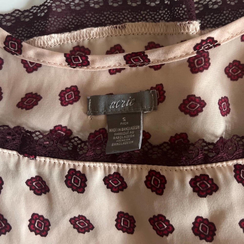 Aerie pink lace nightgown - Picture 4 of 6